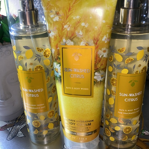 Bath and Bodyworks Sun Washed Citrus 🍊 🍋 Gift Set Combo - Picture 2 of 4